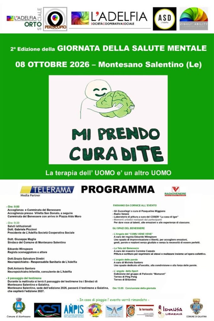 Seconda giornata della salute mentale
Montesano Salentino - Lecce